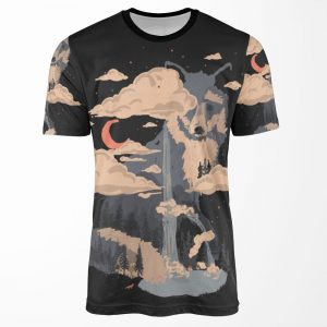 At The Foot Of Fox Mountain All-over-print T-shirt