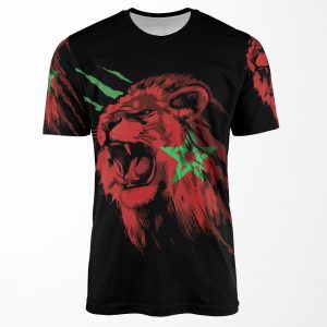 Atlas Lions World Cup Qatar 2022 All-over-print T-shirt