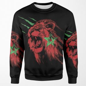 Atlas Lions World Cup Qatar 2022 All-over-print Unisex Sweatshirt