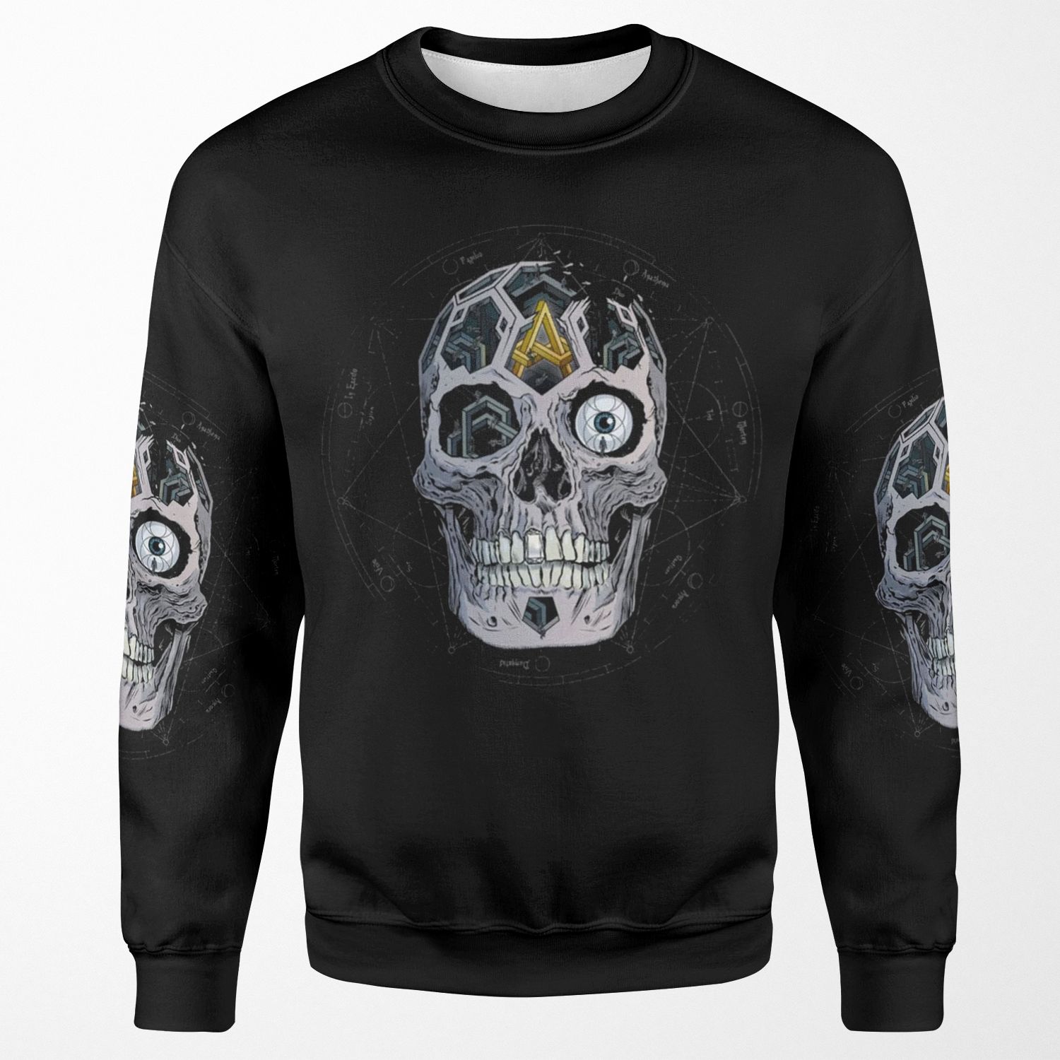 Atreyu In Our Wake Skull Album Cover Design All-over-print Unisex Sweatshirt