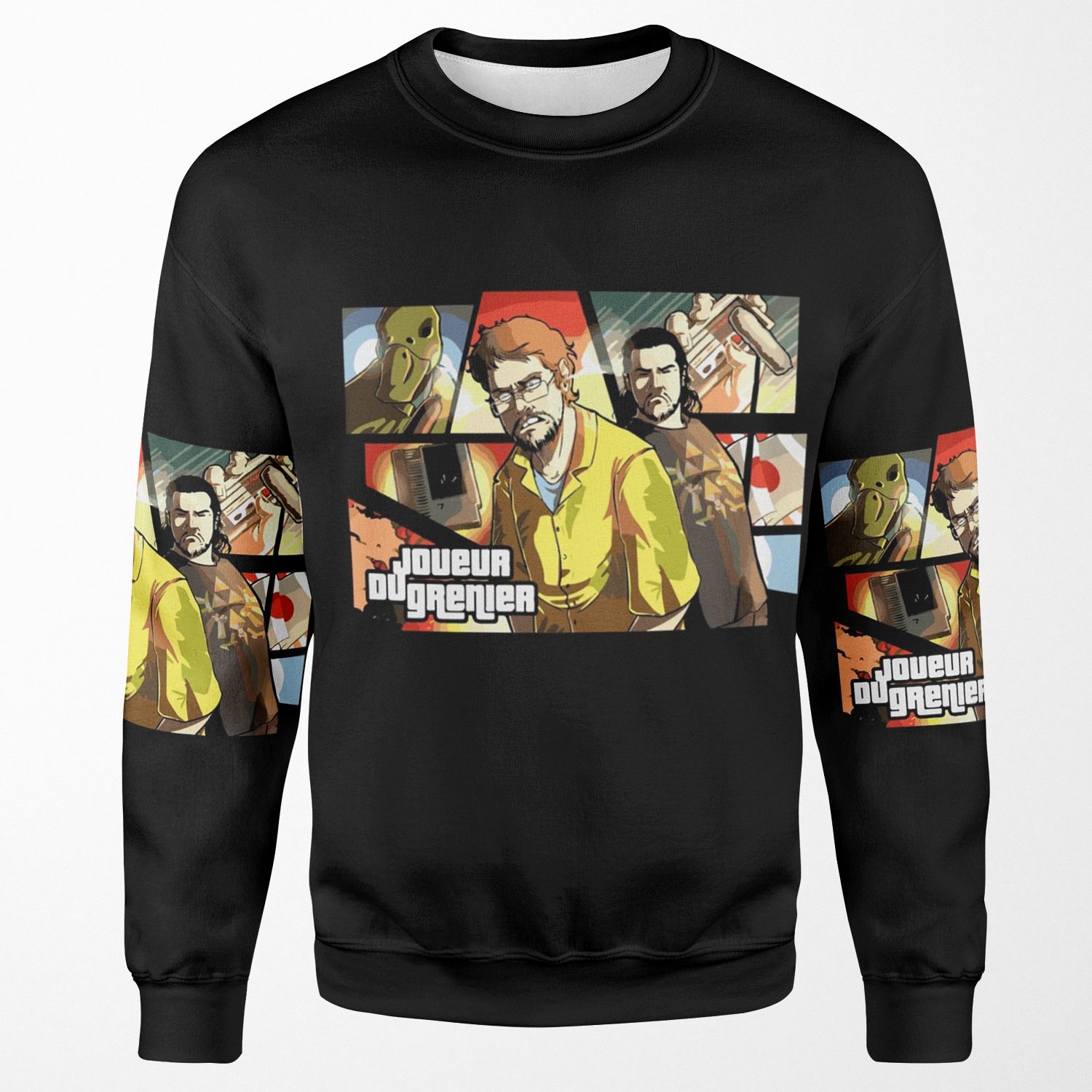 Attic Player Jdg Gta All-over-print Unisex Sweatshirt