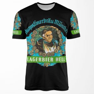 Augustiner Munich Beer Lagerbier Hell All-over-print T-shirt