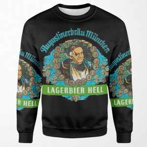 Augustiner Munich Beer Lagerbier Hell All-over-print Unisex Sweatshirt