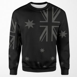 Australia Blackout Stealth Flag All-over-print Unisex Sweatshirt