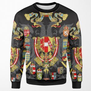 Austrian Empire Flag All-over-print Unisex Sweatshirt