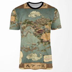 Avatar The Last Airbender Map All-over-print T-shirt