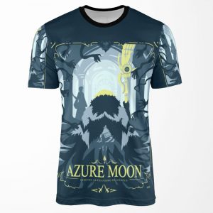 Azure Moon All-over-print T-shirt
