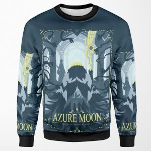 Azure Moon All-over-print Unisex Sweatshirt