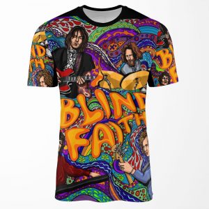 B F All-over-print T-shirt