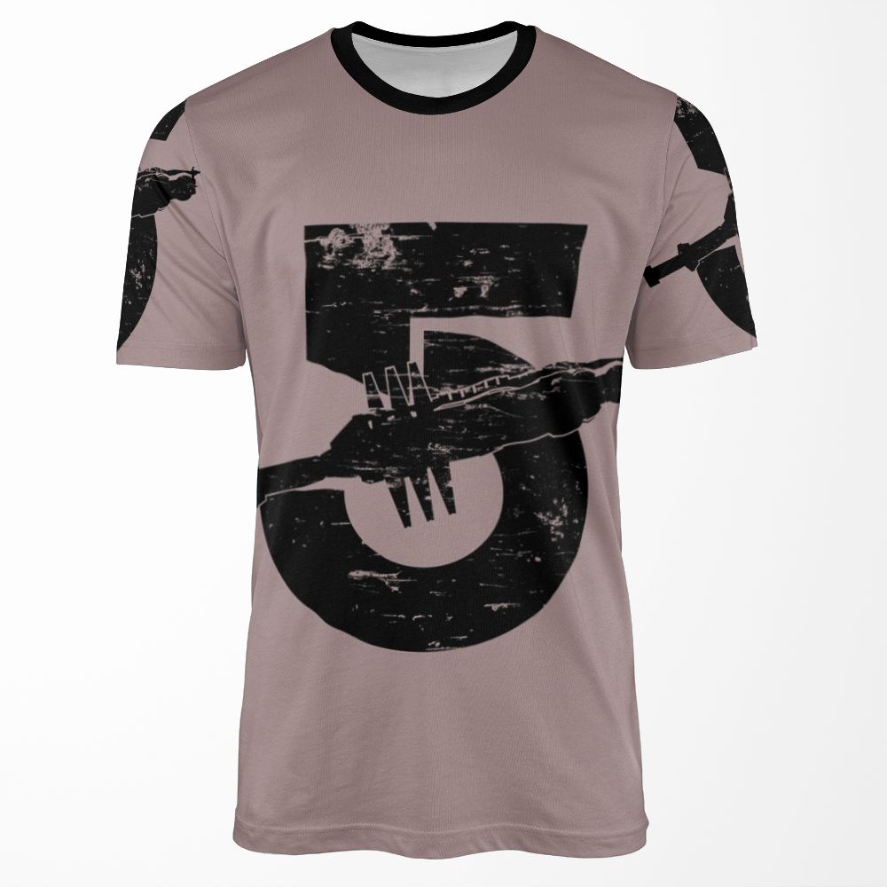 Babylon 5 Vintage Black All-over-print T-shirt