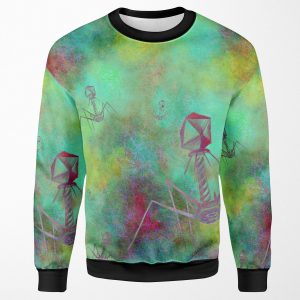 Bacteriophage Invasion All-over-print Unisex Sweatshirt