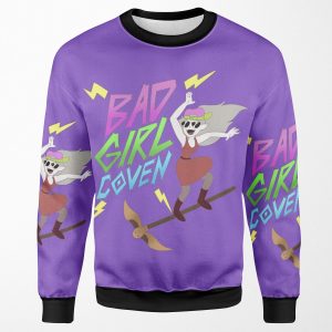 Bad Girl Coven Purple All-over-print Unisex Sweatshirt