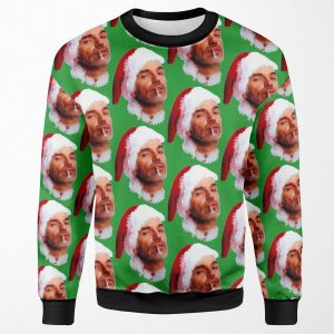 Bad Santa Smoking All-over-print Unisex Sweatshirt