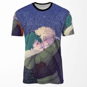 Bakudeku In The Snow All-over-print T-shirt