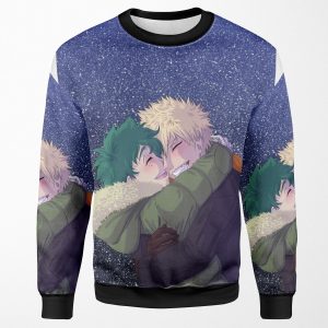 Bakudeku In The Snow All-over-print Unisex Sweatshirt