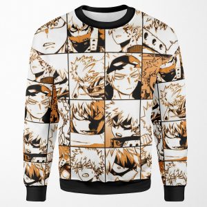 Bakugo Katsuki Collage All-over-print Unisex Sweatshirt