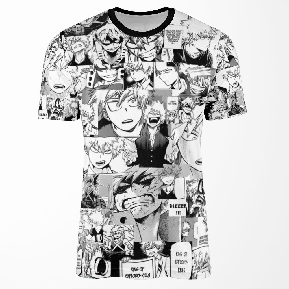 Bakugou Katsuki Collage All-over-print T-shirt