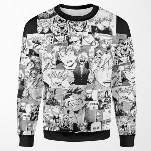 Bakugou Katsuki Collage All-over-print Unisex Sweatshirt