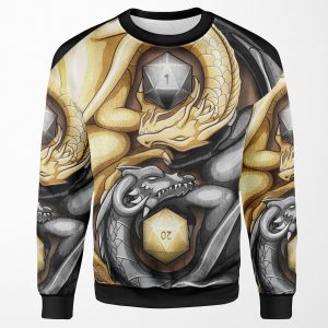 Balanced Dragons D20 All-over-print Unisex Sweatshirt