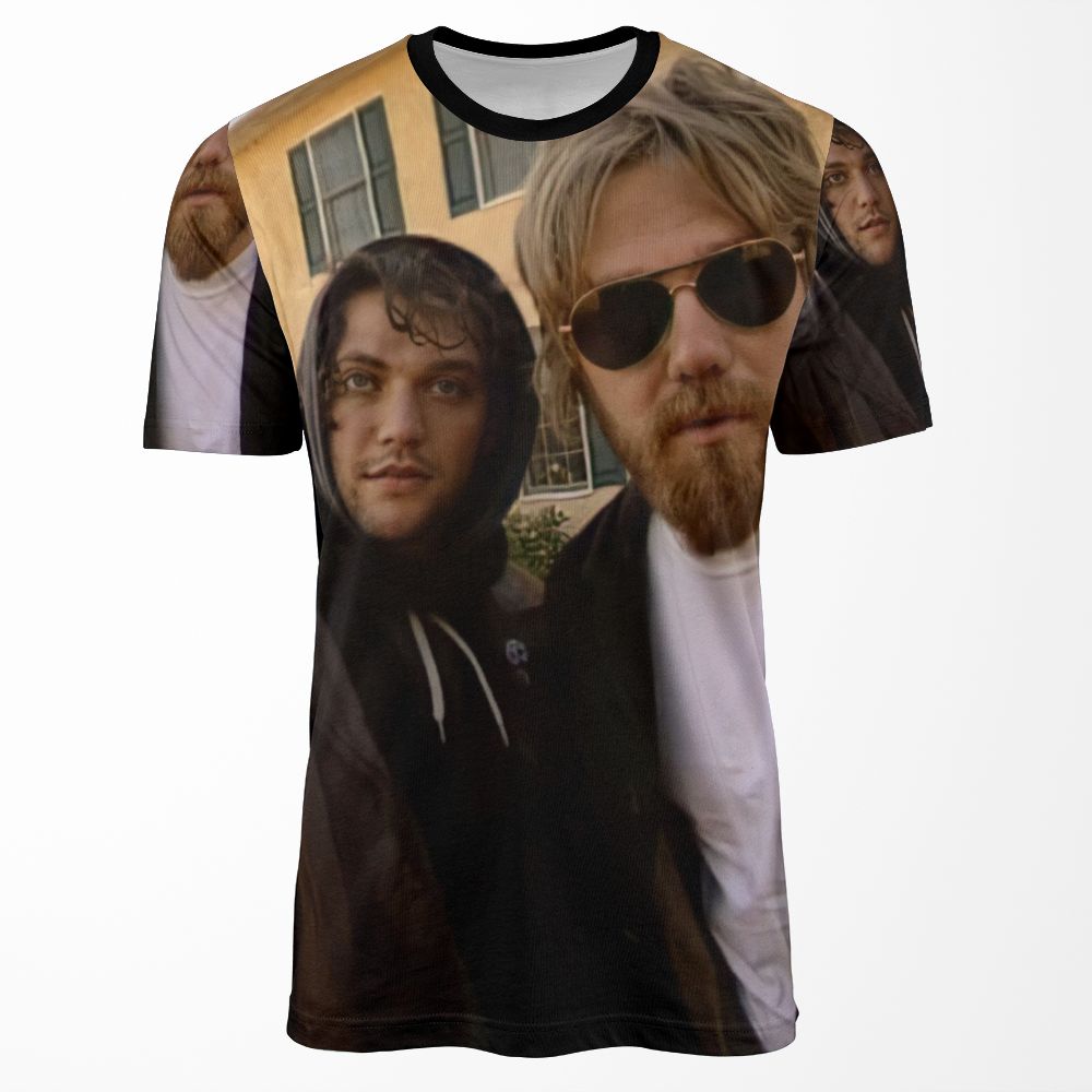 Bam And Ryan Jackass All-over-print T-shirt