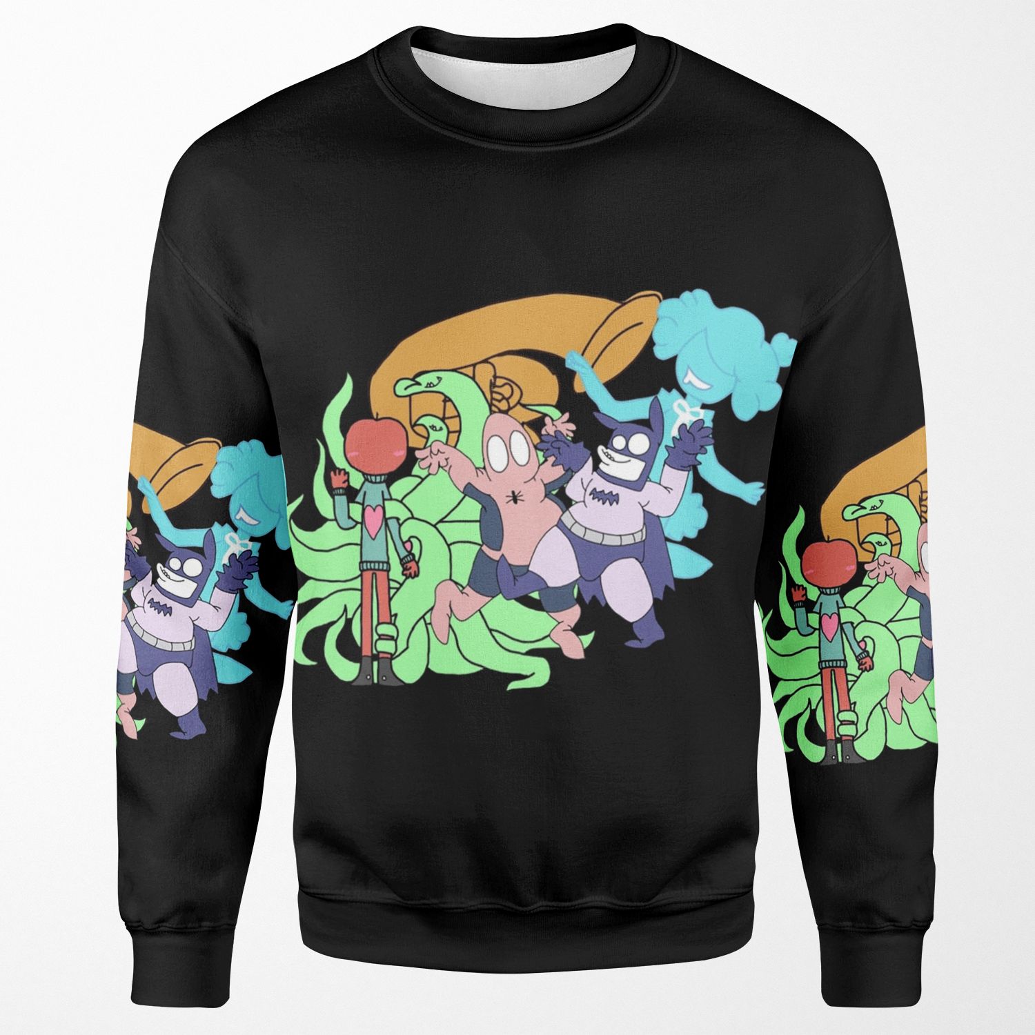 Baman Piderman Crew All-over-print Unisex Sweatshirt