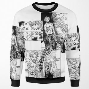 Ban And Meliodas Meet Manga All-over-print Unisex Sweatshirt