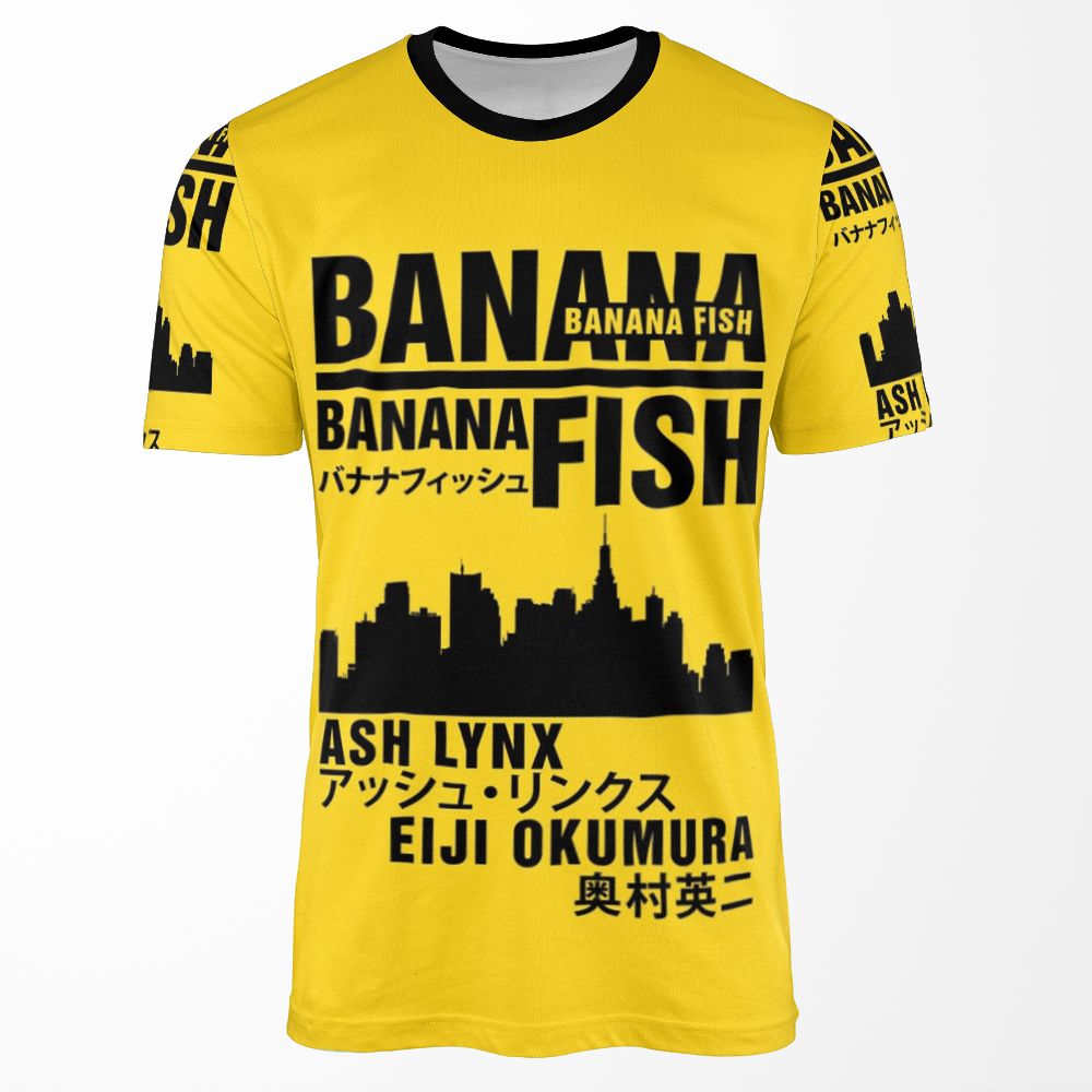 Banana Fish All-over-print T-shirt