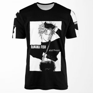 Banana Fish Chains B W All-over-print T-shirt
