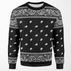 Bandana Black All-over-print Unisex Sweatshirt