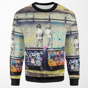 Banksy Chill The Duck Out All-over-print Unisex Sweatshirt