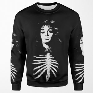 Barbara Steele Queen Of Horror All-over-print Unisex Sweatshirt