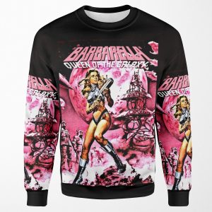Barbarella Queen Of The Galaxy Retro Sci Fi All-over-print Unisex Sweatshirt