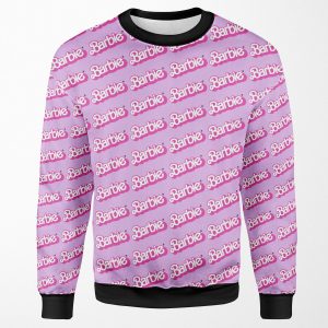 Barbie Classic Logo All-over-print Unisex Sweatshirt