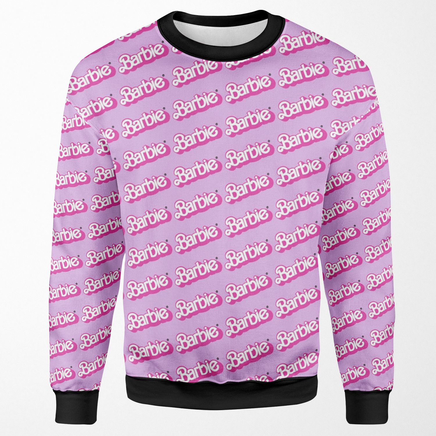 Barbie Classic Logo All-over-print Unisex Sweatshirt