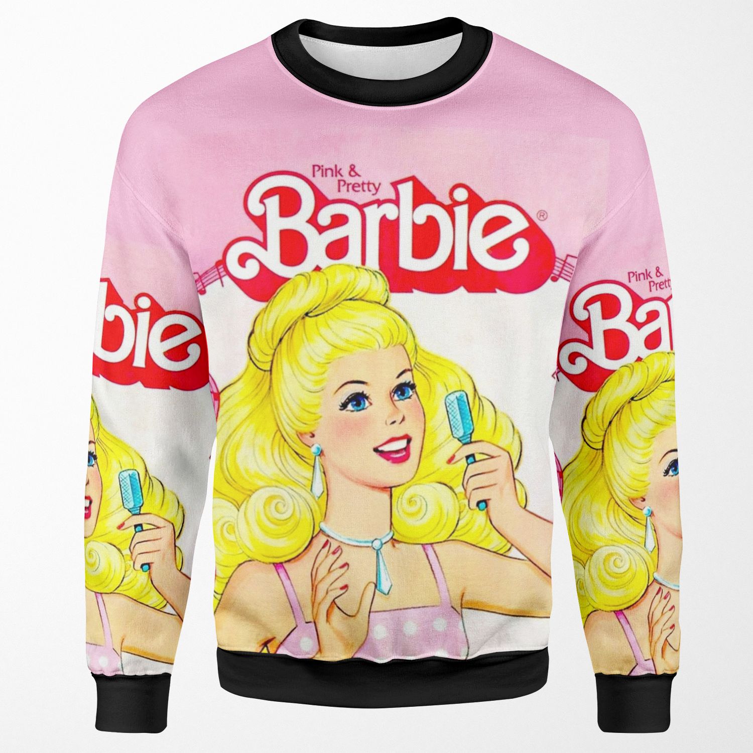 Barbie Vintage All-over-print Unisex Sweatshirt