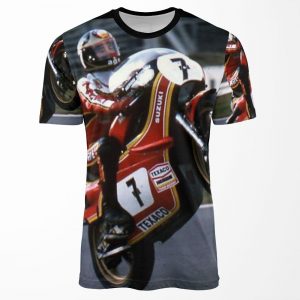 Barry Sheene All-over-print T-shirt