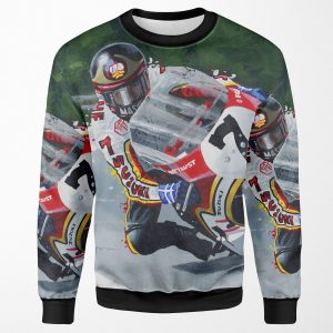 Barry Sheene By Greg Tillett All-over-print Unisex Sweatshirt