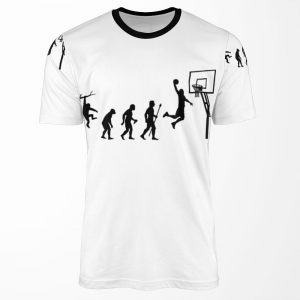 Basketball Evolution All-over-print T-shirt