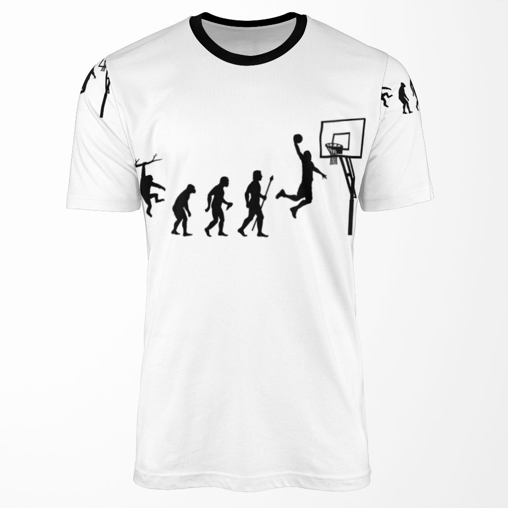 Basketball Evolution All-over-print T-shirt