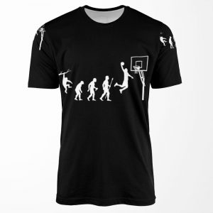Basketball Evolution FunnyAll-over-print T-shirt