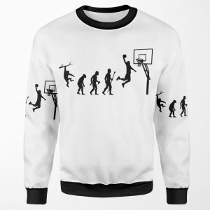 Basketball Evolution All-over-print Unisex Sweatshirt