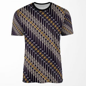 Batik Parang Motif All-over-print T-shirt