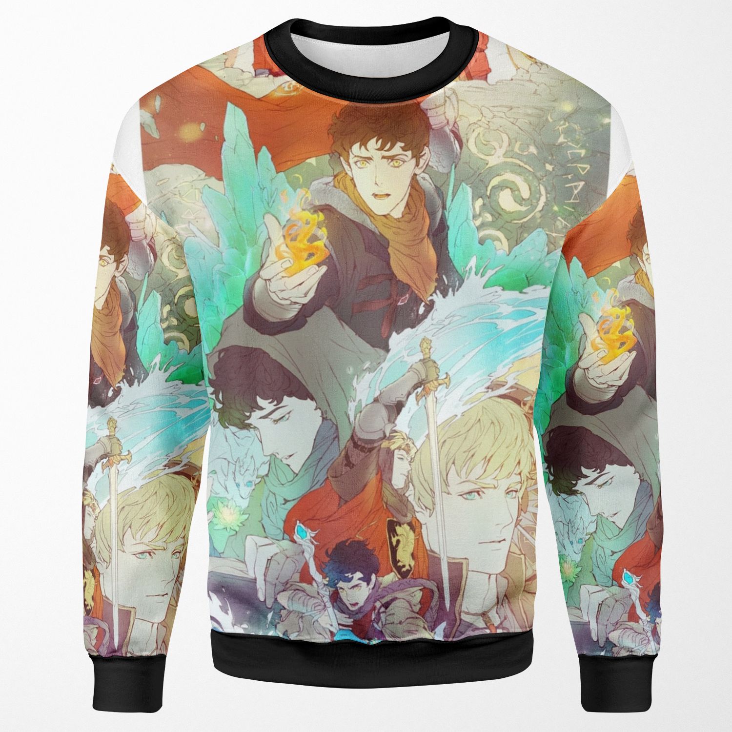 Bbc Merlin Emrys Chronicles All-over-print Unisex Sweatshirt