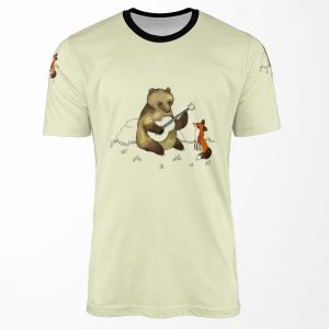 Bear And Fox All-over-print T-shirt