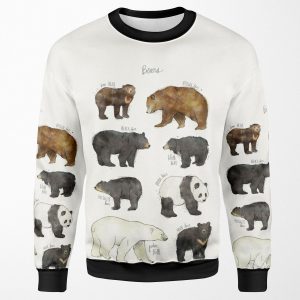 Bears All-over-print Unisex Sweatshirt