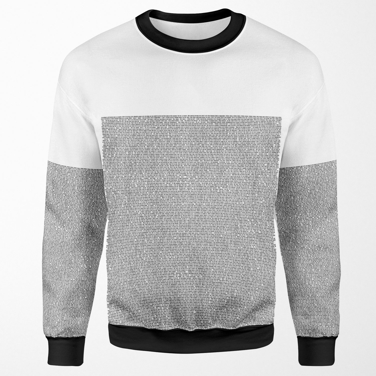 Bee Movie Script Updated Check Description For Details All-over-print Unisex Sweatshirt