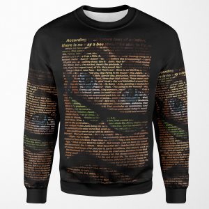 Bee Movie Script You Can Read It High Quality All-over-print Unisex Sweatshirt