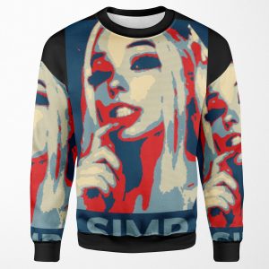 Belle Delphine Simp Alert All-over-print Unisex Sweatshirt