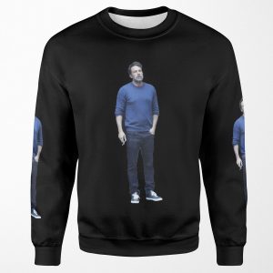 Ben Affleck Smoking Meme All-over-print Unisex Sweatshirt