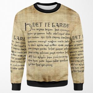 Beowulf Lines 1 11 All-over-print Unisex Sweatshirt